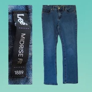 Vintage LEE 1989 Midrise Straight Leg Jeans, Size 8